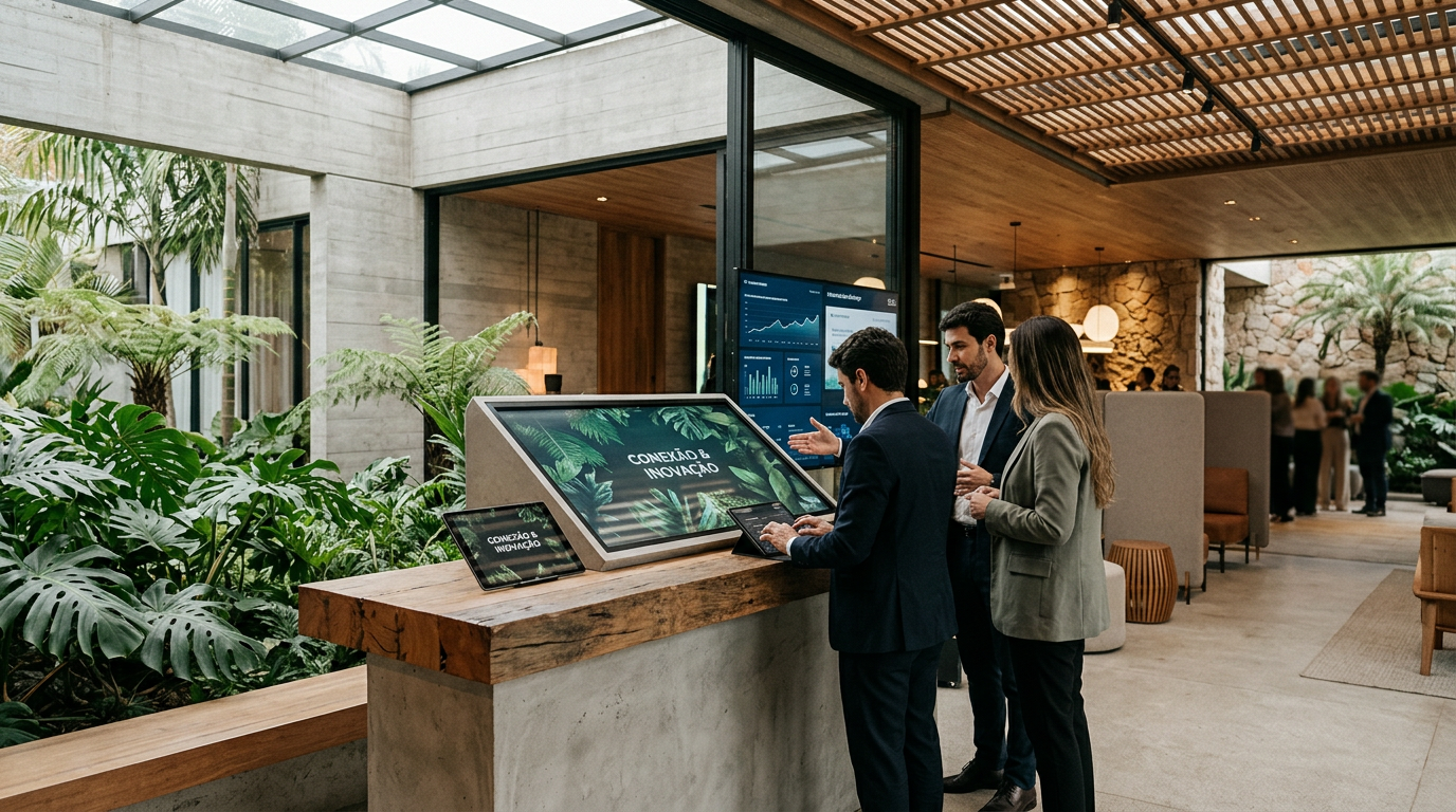 Uso estratégico de tecnologia em eventos internos