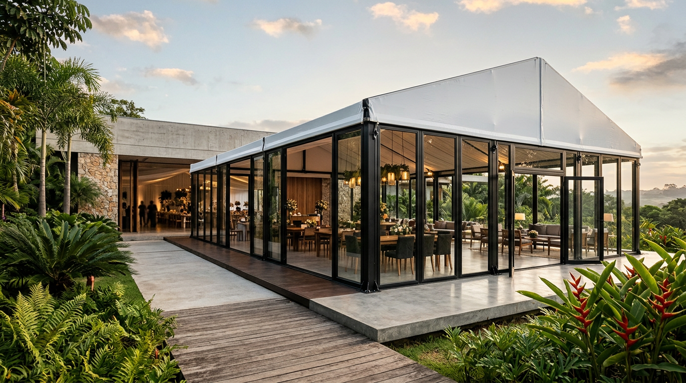 Critérios técnicos para aluguel de tenda para eventos corporativos