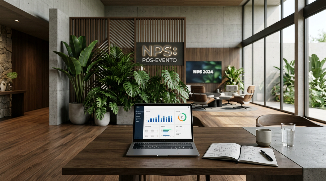 Métricas de NPS em eventos corporativos e análise de dados