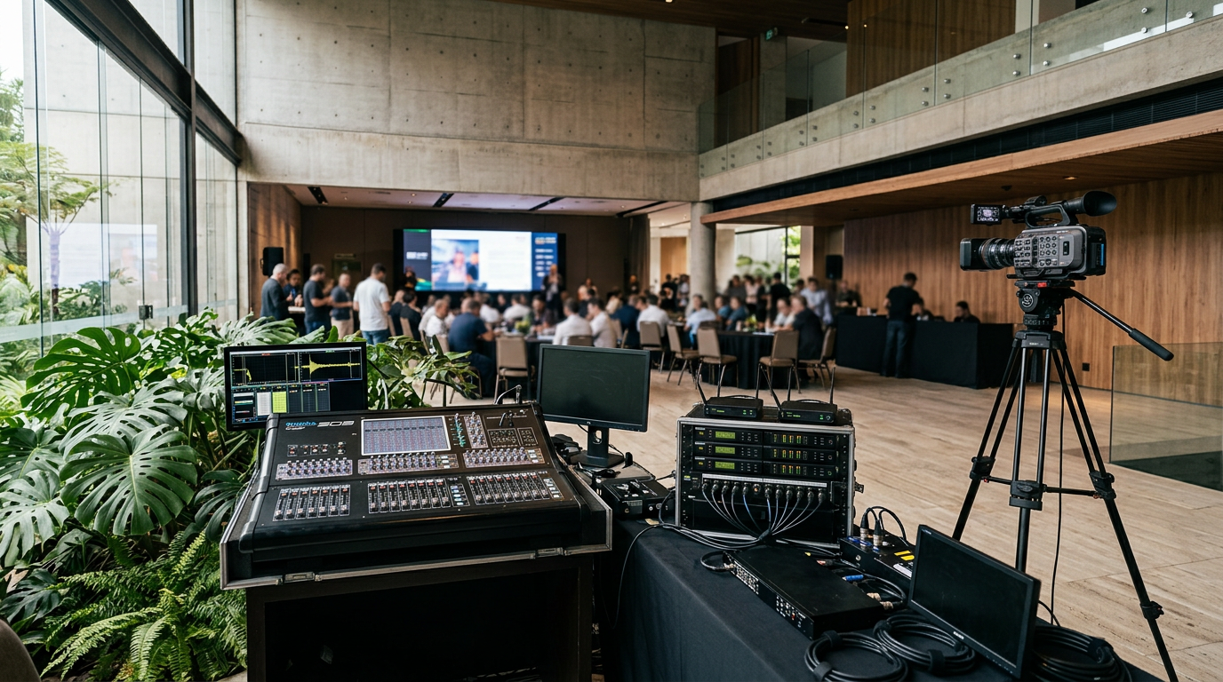 Equipamentos que garantem a performance técnica na convenção de vendas